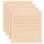 vidaXL Uși de dulap design lambriu 4 buc. 61,5x59,4 cm lemn masiv pin vidaXL Uși de dulap design lambriu 4 buc. 61,5x59,4 cm lemn masiv pin