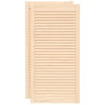 vidaXL Uși de dulap design lambriu 2 buc. 99,3x49,4 cm lemn masiv pin vidaXL Uși de dulap design lambriu 2 buc. 99,3x49,4 cm lemn masiv pin