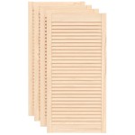 vidaXL Uși de dulap design lambriu 4 buc. 99,3x49,4 cm lemn masiv pin vidaXL Uși de dulap design lambriu 4 buc. 99,3x49,4 cm lemn masiv pin