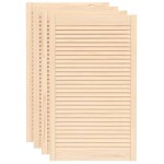 vidaXL Uși de dulap design lambriu 4 buc. 99,3x59,4 cm lemn masiv pin