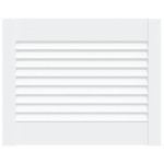 vidaXL Ușă de dulap design lambriu, alb, 39,5x49,4 cm, lemn masiv pin vidaXL Ușă de dulap design lambriu, alb, 39,5x49,4 cm, lemn masiv pin