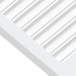 vidaXL Ușă de dulap design lambriu, alb, 39,5x49,4 cm, lemn masiv pin vidaXL Ușă de dulap design lambriu, alb, 39,5x49,4 cm, lemn masiv pin