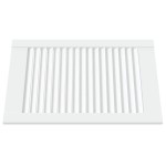 vidaXL Ușă de dulap design lambriu, alb, 61,5x39,4 cm, lemn masiv pin vidaXL Ușă de dulap design lambriu, alb, 61,5x39,4 cm, lemn masiv pin