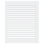 vidaXL Ușă de dulap design lambriu, alb, 61,5x49,4 cm, lemn masiv pin vidaXL Ușă de dulap design lambriu, alb, 61,5x49,4 cm, lemn masiv pin