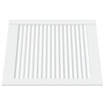vidaXL Ușă de dulap design lambriu, alb, 61,5x49,4 cm, lemn masiv pin vidaXL Ușă de dulap design lambriu, alb, 61,5x49,4 cm, lemn masiv pin