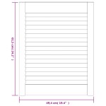 vidaXL Uși dulap design lambriu 4 buc. alb 61,5x49,4 cm lemn masiv pin vidaXL Uși dulap design lambriu 4 buc. alb 61,5x49,4 cm lemn masiv pin