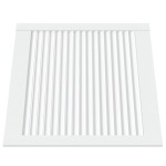 vidaXL Ușă de dulap design lambriu, alb, 61,5x59,4 cm, lemn masiv pin vidaXL Ușă de dulap design lambriu, alb, 61,5x59,4 cm, lemn masiv pin