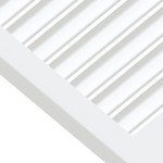 vidaXL Ușă de dulap design lambriu, alb, 61,5x59,4 cm, lemn masiv pin vidaXL Ușă de dulap design lambriu, alb, 61,5x59,4 cm, lemn masiv pin