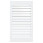 vidaXL Ușă de dulap design lambriu, alb, 69x39,4 cm, lemn masiv pin vidaXL Ușă de dulap design lambriu, alb, 69x39,4 cm, lemn masiv pin