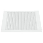 vidaXL Ușă de dulap design lambriu, alb, 69x49,4 cm, lemn masiv pin vidaXL Ușă de dulap design lambriu, alb, 69x49,4 cm, lemn masiv pin