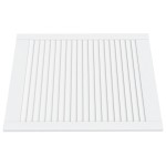 vidaXL Ușă de dulap design lambriu, alb, 69x59,4 cm, lemn masiv pin vidaXL Ușă de dulap design lambriu, alb, 69x59,4 cm, lemn masiv pin