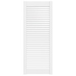 vidaXL Ușă de dulap design lambriu, alb, 99,3x39,4 cm, lemn masiv pin vidaXL Ușă de dulap design lambriu, alb, 99,3x39,4 cm, lemn masiv pin