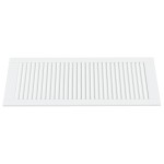vidaXL Uși dulap design lambriu 4 buc. alb 99,3x39,4 cm lemn masiv pin