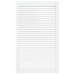 vidaXL Ușă de dulap design lambriu, alb, 99,3x59,4 cm, lemn masiv pin vidaXL Ușă de dulap design lambriu, alb, 99,3x59,4 cm, lemn masiv pin
