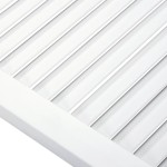 vidaXL Ușă de dulap design lambriu, alb, 99,3x59,4 cm, lemn masiv pin vidaXL Ușă de dulap design lambriu, alb, 99,3x59,4 cm, lemn masiv pin