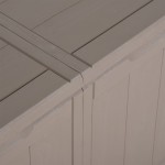 vidaXL Cutie de depozitare pentru grădină, maro, 180L, aspect de lemn din PP