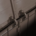 vidaXL Cutie de depozitare pentru grădină, maro, 180L, aspect de lemn din PP