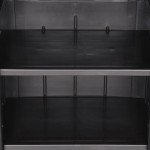 vidaXL Dulap depozitare de grădină, negru, 65x45x172 cm, PP ratan