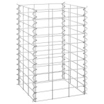 vidaXL Straturi înălțate gabion, 3 buc., 30x30x50 cm, fier