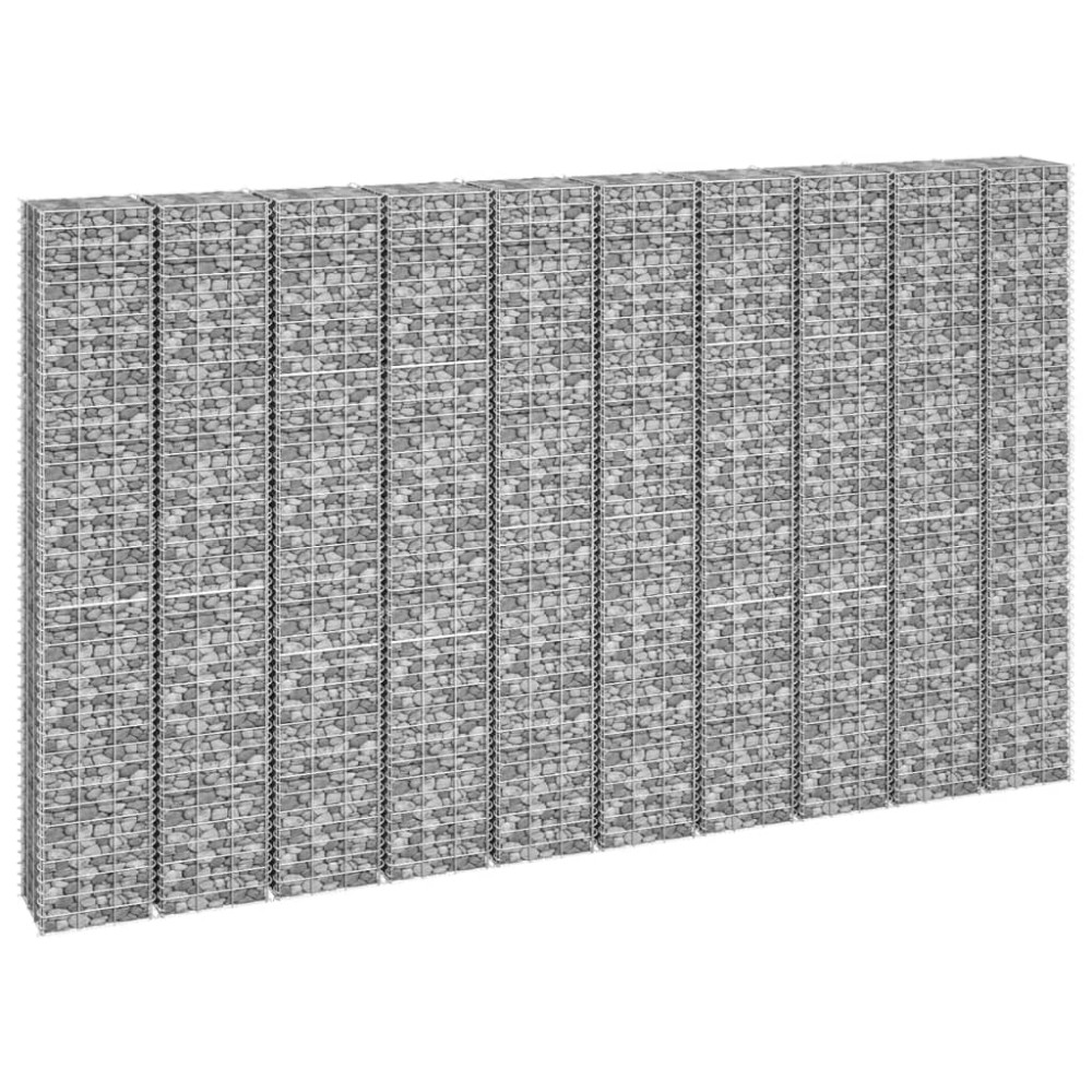 vidaXL Straturi înălțate gabioane 4 buc. 30x30x50/100/150/200 cm fier