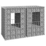 vidaXL Stâlpi tip coș gabion, 2 buc., 40x40x60 cm, fier vidaXL Stâlpi tip coș gabion, 2 buc., 40x40x60 cm, fier
