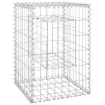 vidaXL Stâlpi tip coș gabion, 2 buc., 40x40x60 cm, fier vidaXL Stâlpi tip coș gabion, 2 buc., 40x40x60 cm, fier