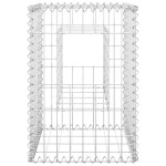 vidaXL Stâlpi tip coș gabion, 2 buc., 40x40x60 cm, fier vidaXL Stâlpi tip coș gabion, 2 buc., 40x40x60 cm, fier