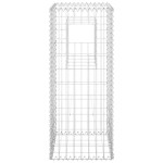 vidaXL Stâlp tip coș gabion, 40x40x100 cm, fier vidaXL Stâlp tip coș gabion, 40x40x100 cm, fier