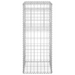 vidaXL Stâlpi tip coș gabion, 2 buc., 40x40x100 cm, fier