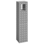 vidaXL Stâlp tip coș gabion, 40x40x180 cm, fier vidaXL Stâlp tip coș gabion, 40x40x180 cm, fier