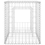 vidaXL Stâlpi coș gabion, 2 buc., 50x50x60 cm, fier vidaXL Stâlpi coș gabion, 2 buc., 50x50x60 cm, fier