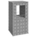 vidaXL Stâlp coș gabion, 50x50x100 cm, fier vidaXL Stâlp coș gabion, 50x50x100 cm, fier