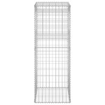 vidaXL Stâlpi coș gabion, 2 buc., 50x50x140 cm, fier vidaXL Stâlpi coș gabion, 2 buc., 50x50x140 cm, fier