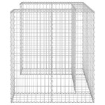 vidaXL Perete gabion pentru pubelă, 110x100x110 cm, oțel galvanizat vidaXL Perete gabion pentru pubelă, 110x100x110 cm, oțel galvanizat