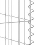 vidaXL Perete gabion pentru pubelă, 110x100x110 cm, oțel galvanizat vidaXL Perete gabion pentru pubelă, 110x100x110 cm, oțel galvanizat