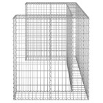 vidaXL Perete gabion pentru pubele, 180x100x110 cm, oțel galvanizat vidaXL Perete gabion pentru pubele, 180x100x110 cm, oțel galvanizat