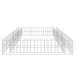 vidaXL Strat înălțat de gabion, 200x100x20 cm, oțel galvanizat