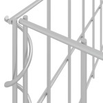 vidaXL Strat înălțat de gabion, 400x100x20 cm, oțel galvanizat