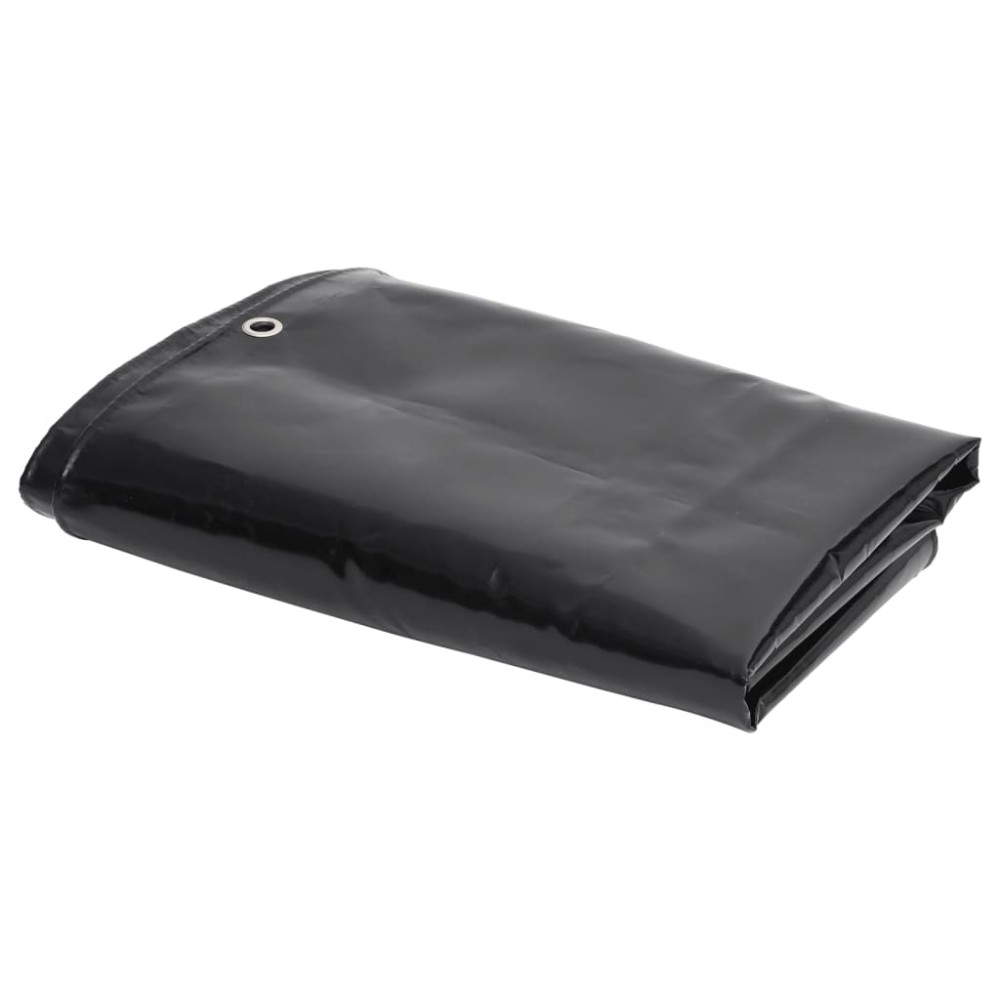 vidaXL Prelată 650 g/m² 2 x 3 m, negru