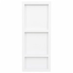 vidaXL Nișă de duș, 3 compartimente, alb lucios, 41x99x9 cm vidaXL Nișă de duș, 3 compartimente, alb lucios, 41x99x9 cm