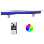 vidaXL Deversor de cascadă cu LED-uri RGB, acrilic, 108 cm vidaXL Deversor de cascadă cu LED-uri RGB, acrilic, 108 cm
