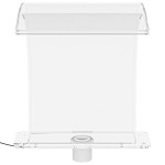 vidaXL Fântână de piscină cu LED-uri RGB, acril, 50 cm