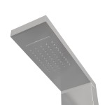 vidaXL Sistem panou de duș, pătrat, oțel inoxidabil vidaXL Sistem panou de duș, pătrat, oțel inoxidabil