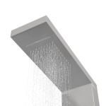 vidaXL Sistem panou de duș, pătrat, oțel inoxidabil vidaXL Sistem panou de duș, pătrat, oțel inoxidabil