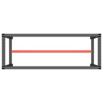vidaXL Cadru banc de lucru, negru mat/roșu mat, 140x50x79 cm, metal vidaXL Cadru banc de lucru, negru mat/roșu mat, 140x50x79 cm, metal