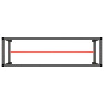 vidaXL Cadru banc de lucru, negru mat/roșu mat, 170x50x79 cm, metal vidaXL Cadru banc de lucru, negru mat/roșu mat, 170x50x79 cm, metal
