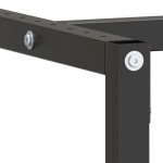 vidaXL Cadru banc de lucru, negru mat/roșu mat, 180x57x79 cm, metal vidaXL Cadru banc de lucru, negru mat/roșu mat, 180x57x79 cm, metal