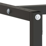 vidaXL Cadru banc de lucru, negru mat/roșu mat, 220x57x79 cm, metal vidaXL Cadru banc de lucru, negru mat/roșu mat, 220x57x79 cm, metal