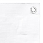 vidaXL Prelată 260 g/m², alb, 4x6 m, HDPE