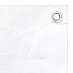 vidaXL Prelată 260 g/m², alb, 6x12 m, HDPE